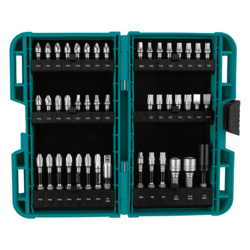MAKITA E-01650 JUEGO 45 PZS C/41 PUNTAS DE IMPACTO 1/4″ IMPACT XPS + 4 ACCESORIOS EN ESTUCHE - Imagen 2
