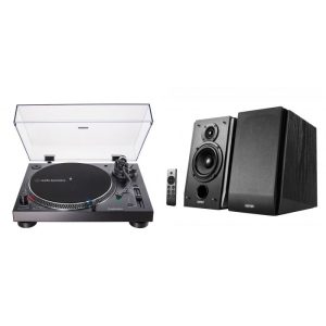 Audio-Technica AT-LP120XUSB + Edifier R1855DB