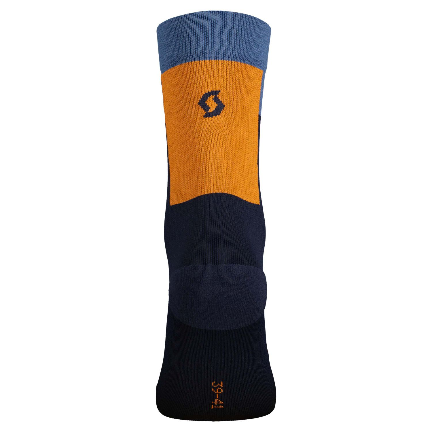 CALCETIN BLOCK STRIPE CREW AZUL DARK / NARANJA BRAZE SCOTT 409453 - Imagen 5
