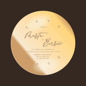 Invitación Espejo Moderna
